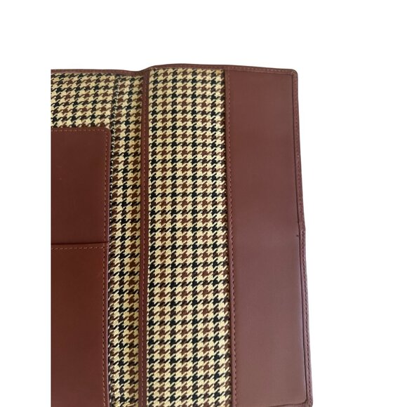 CUTTER & BUCK Tan Brown Leather Bound BB&T Lined Receipt Book - Picture 3 of 9